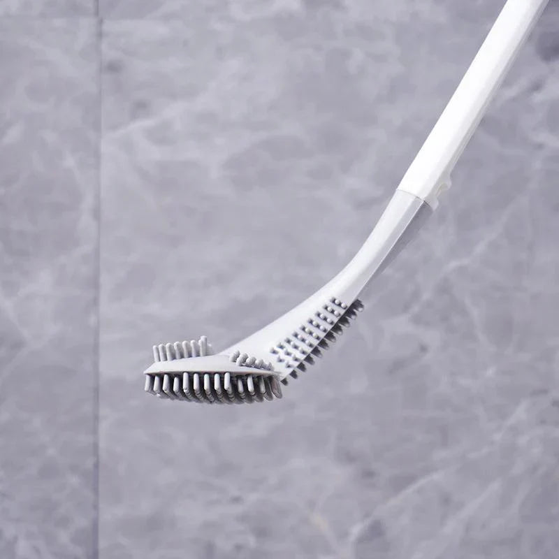 Silicone toiletborstel met wandhouder