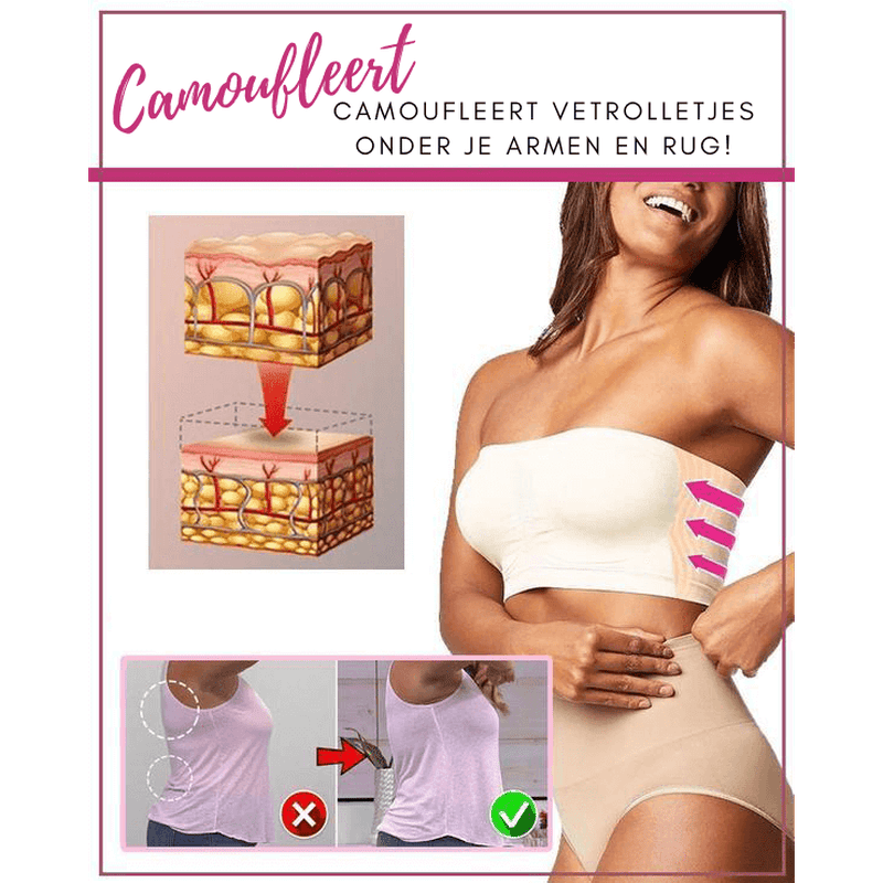 Diyu ondersteunende bandeau beha set van 3