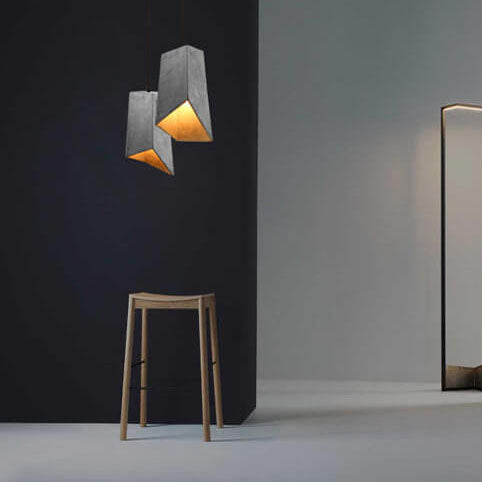 SMD Living industriële cement hanglamp