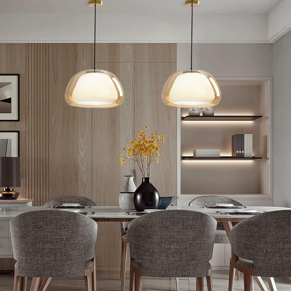 Glazen koepel moderne minimalistische hanglamp