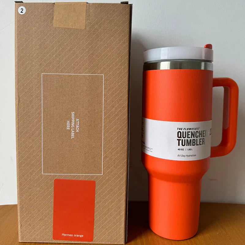 ThermoTumbler vacuüm geïsoleerde beker met handvat