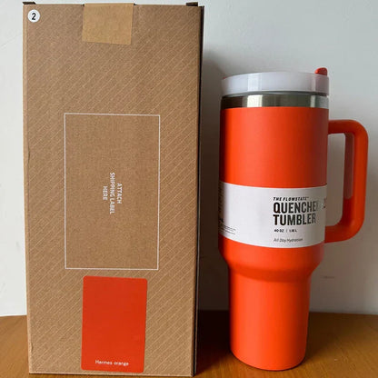 ThermoTumbler vacuüm geïsoleerde beker met handvat