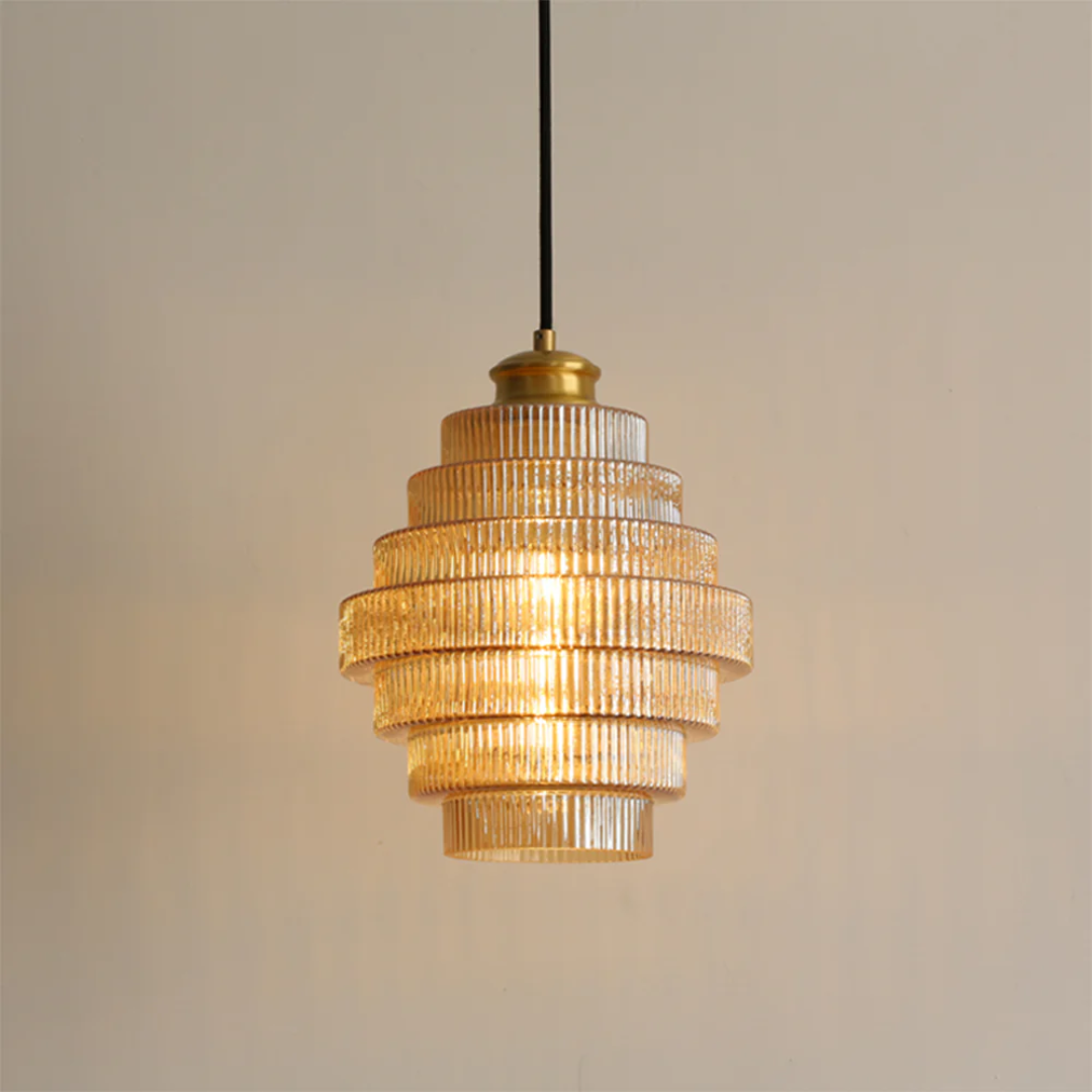 SMD Living golvende glazen hanglamp
