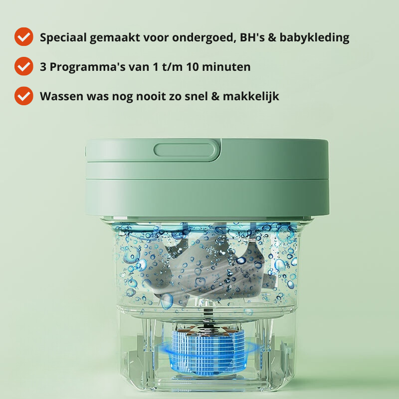 FoldaWash opvouwbare mini wasmachine