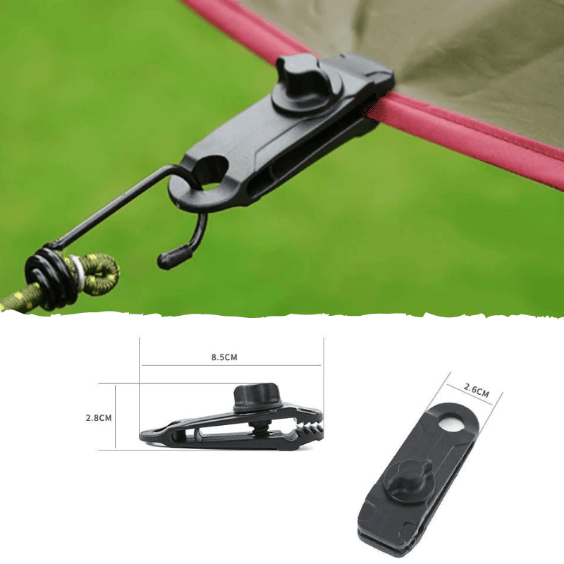 CampSecure handige tentzeil clips