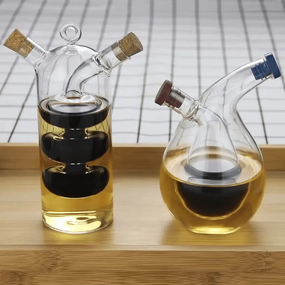 DualPour olie- en azijndispenser