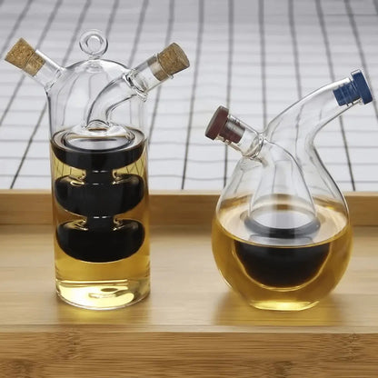 DualPour olie- en azijndispenser