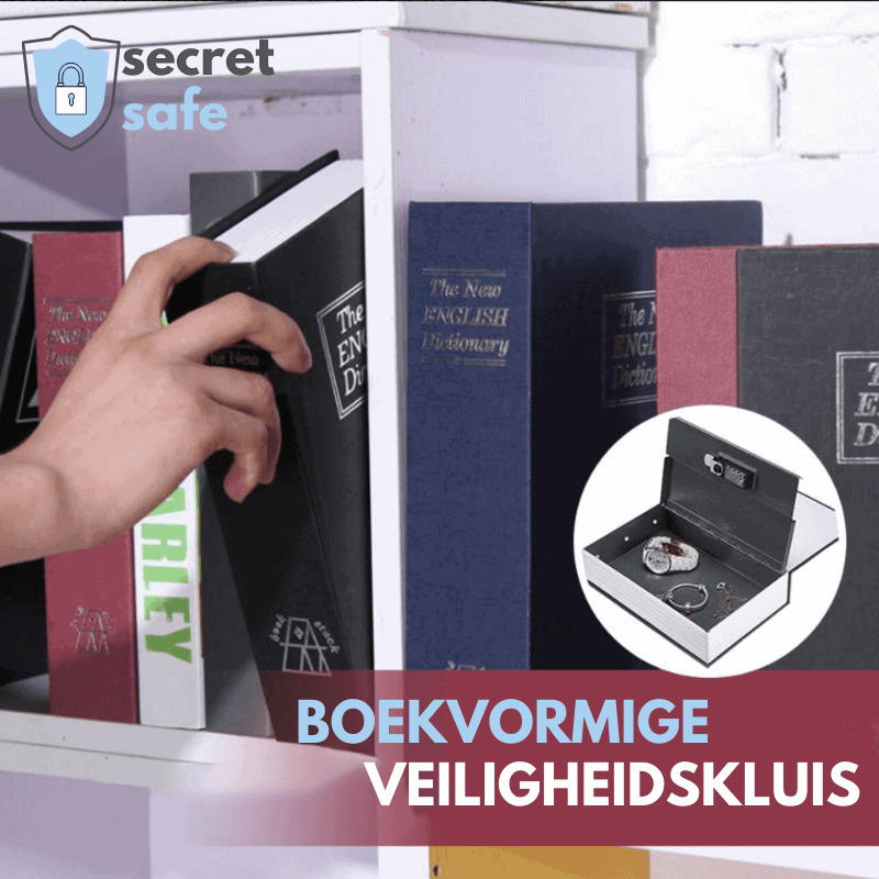 SecretSafe boekvormige kluis