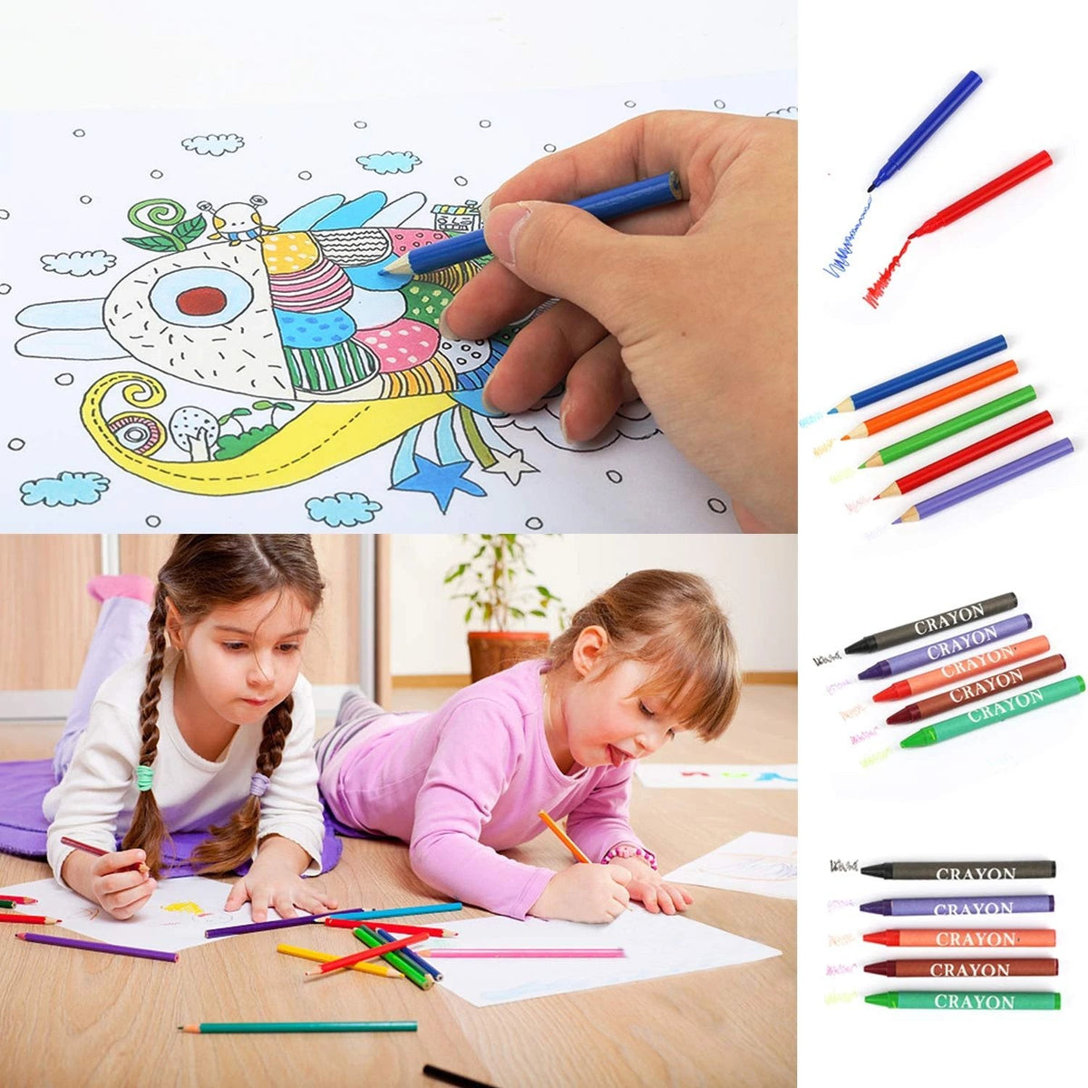 ColorSet 208-delige kunstset voor kinderen