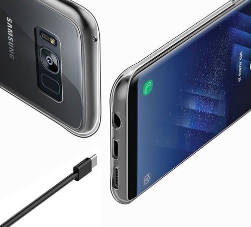 Galaxy S8 transparant TPU hoesje