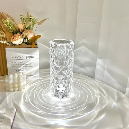 Lumio Baso Sparkling Crystal Touch tafellamp
