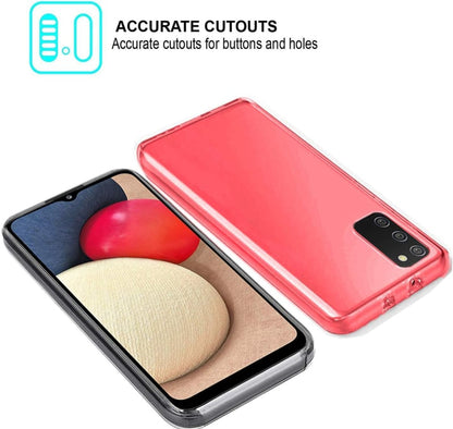 Galaxy A02s 360° transparant hybride hoesje