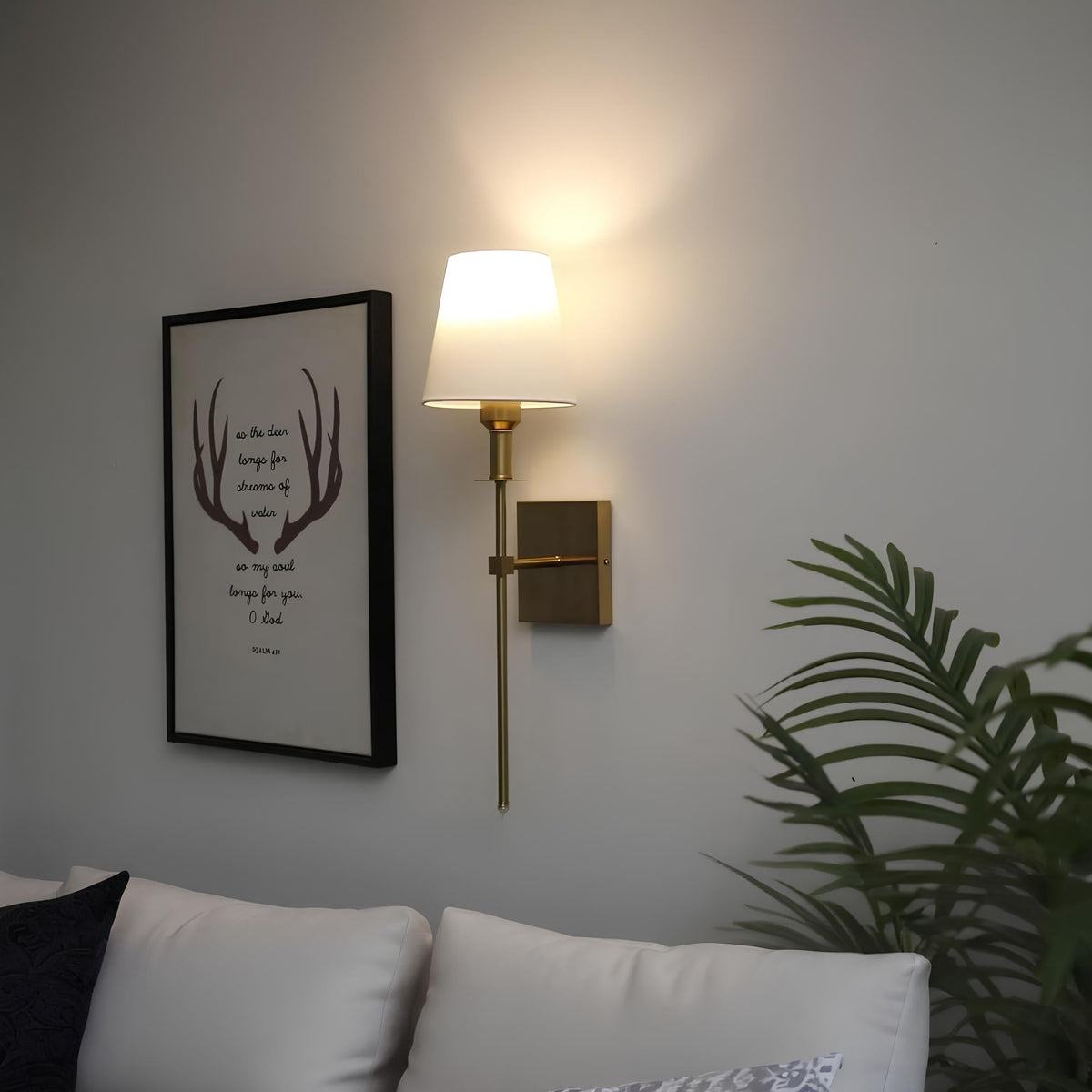Klassieke draadloze vintage wandlamp