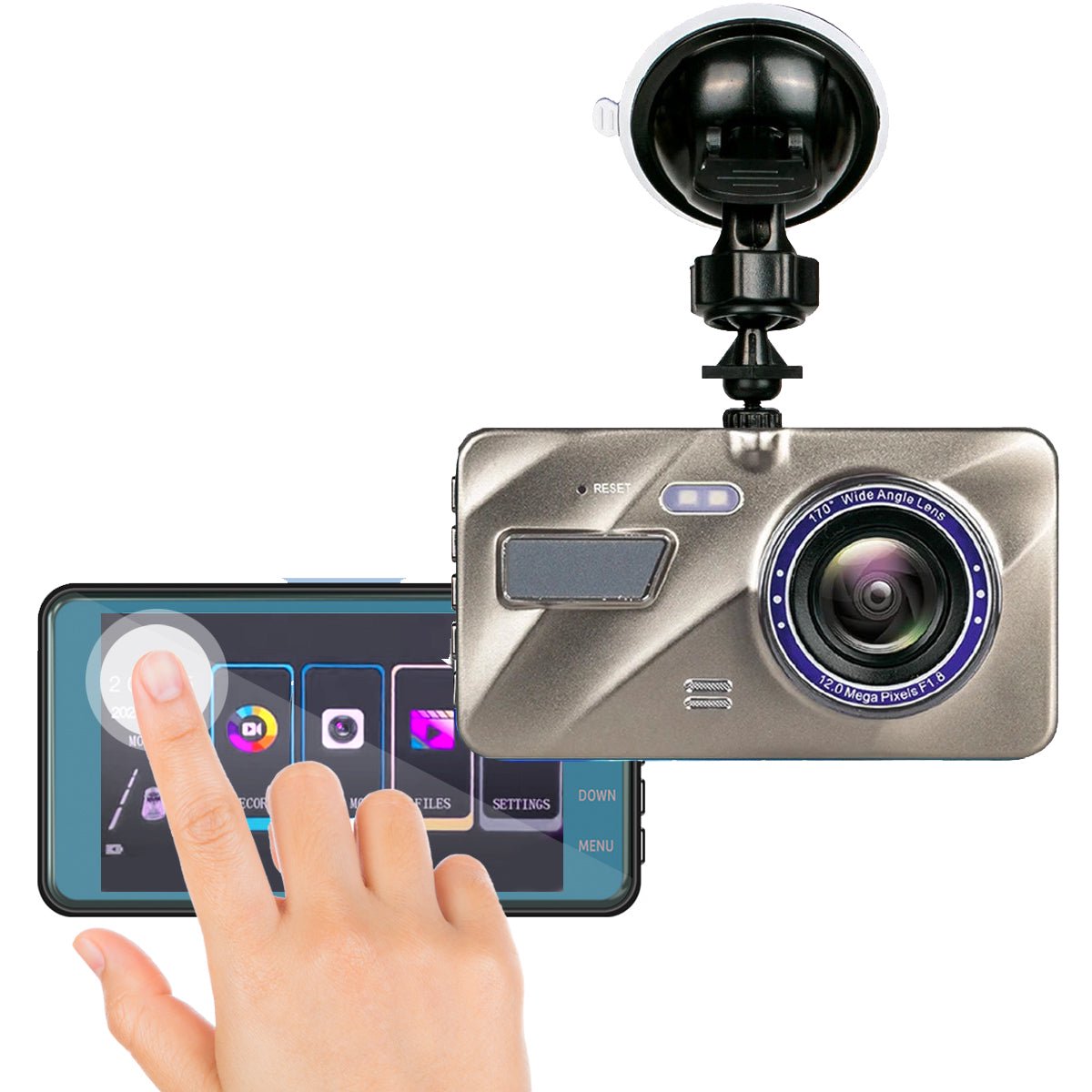 RoadGuard DuoCam draadloze dashcam