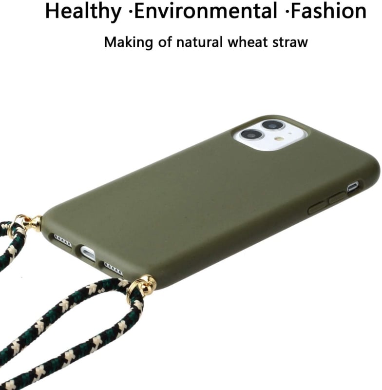 iPhone 12 Mini TPU Crossbody Hoesje met Koord