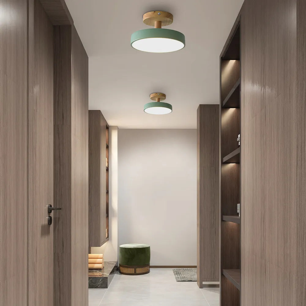 Scandinavische Houten Plafondlamp