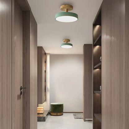 Scandinavische Houten Plafondlamp