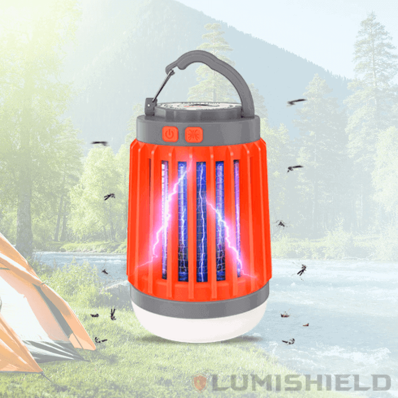 LumiShield anti-muggenlamp op zonne-energie