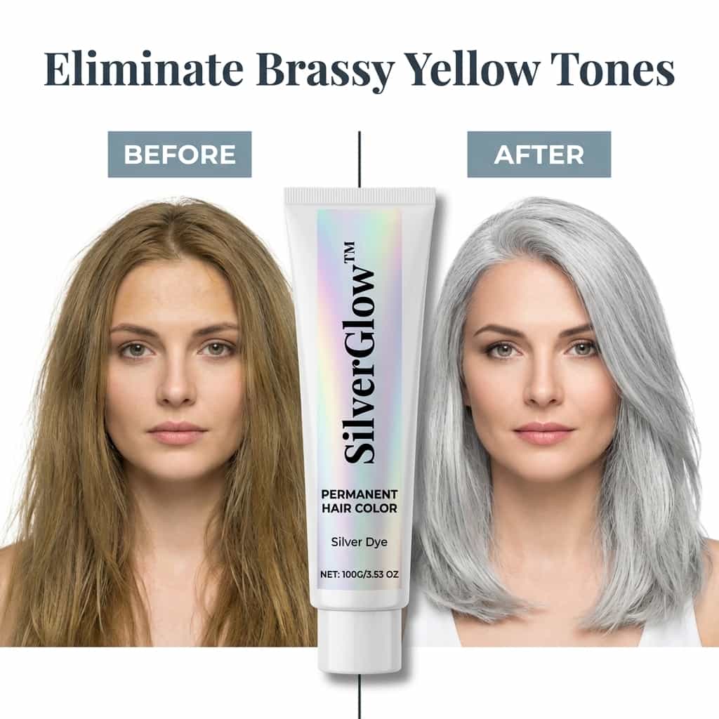 SilverGlow ammoniakvrije zilveren haarverf