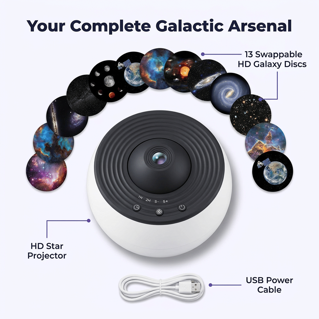 HD Galaxy sterrenprojector