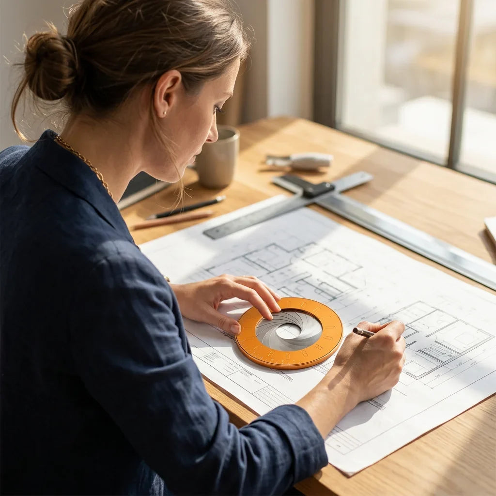 CircleLock buigbare passer en ronde liniaal
