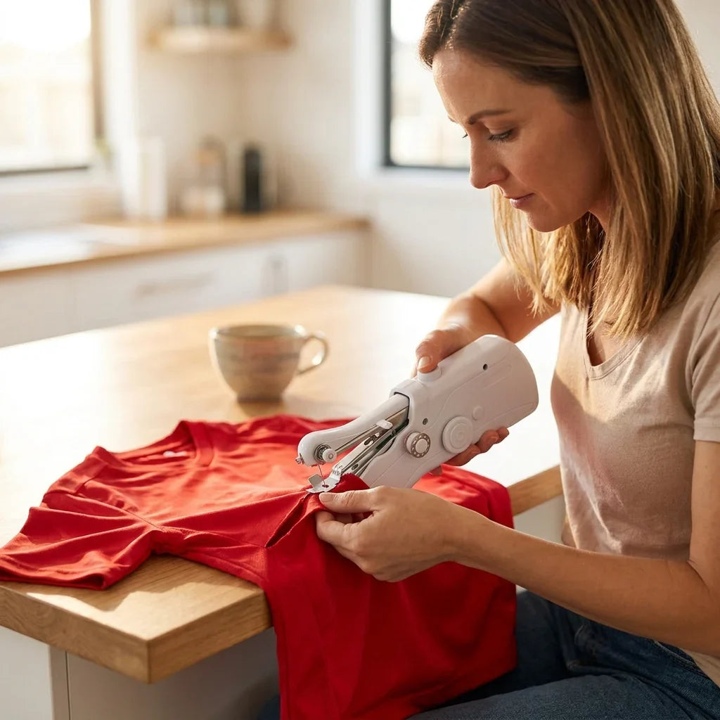 HandySew draagbare mini elektrische naaimachine