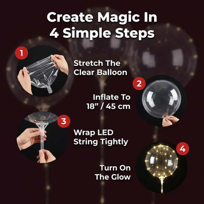 LED Decoratieve Feestballonnen