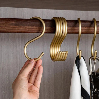 Elegante S-vormige haakhouders set