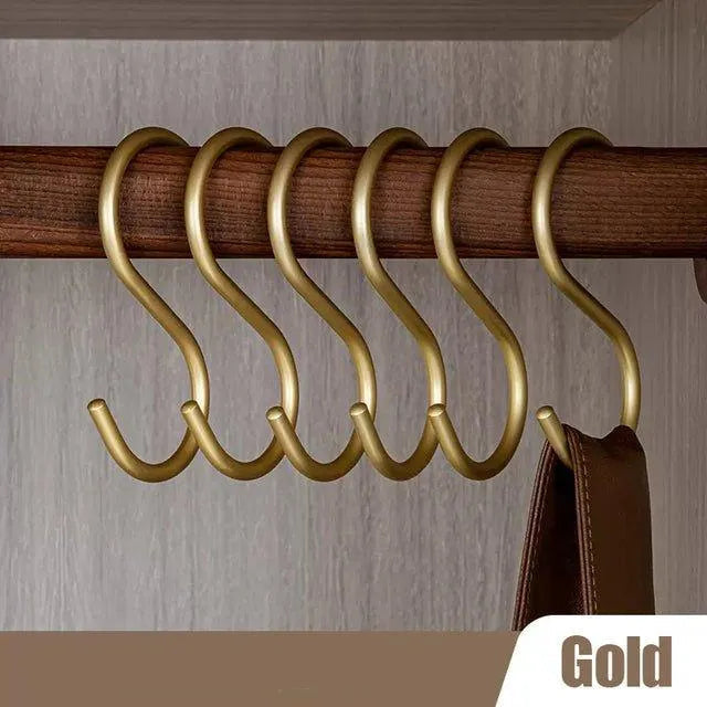 Elegante S-vormige haakhouders set