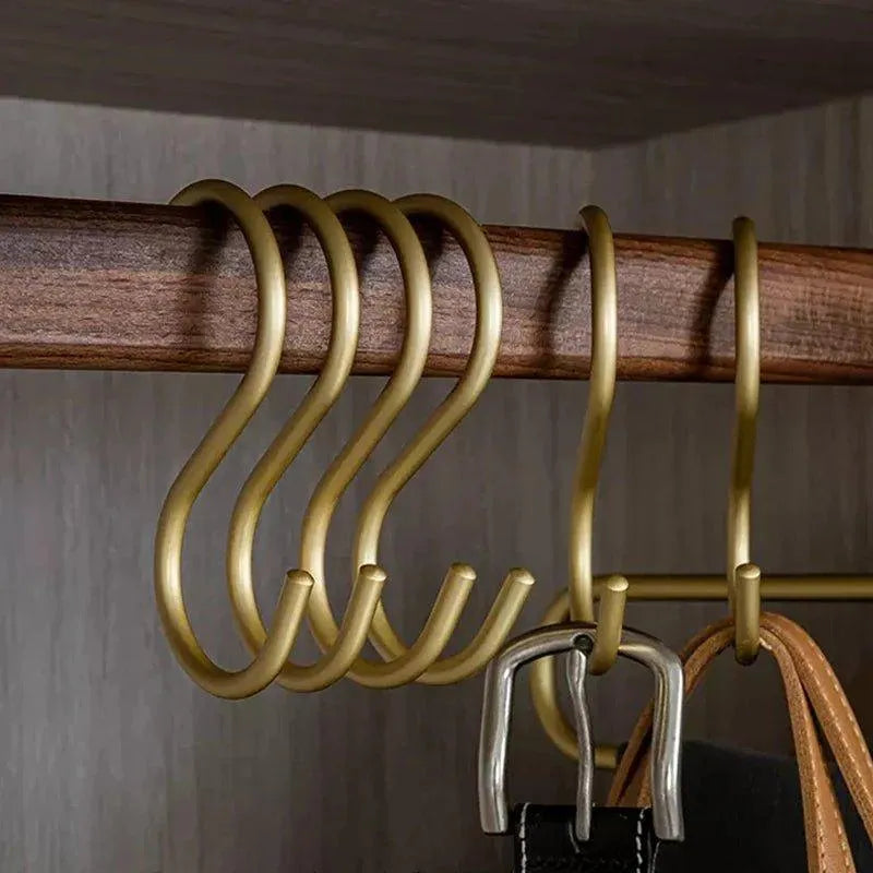 Elegante S-vormige haakhouders set