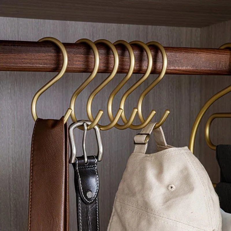 Elegante S-vormige haakhouders set