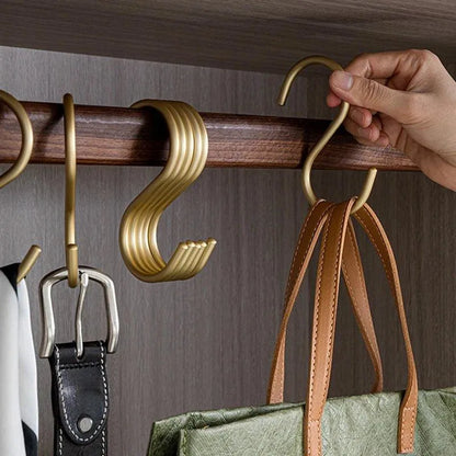 Elegante S-vormige haakhouders set