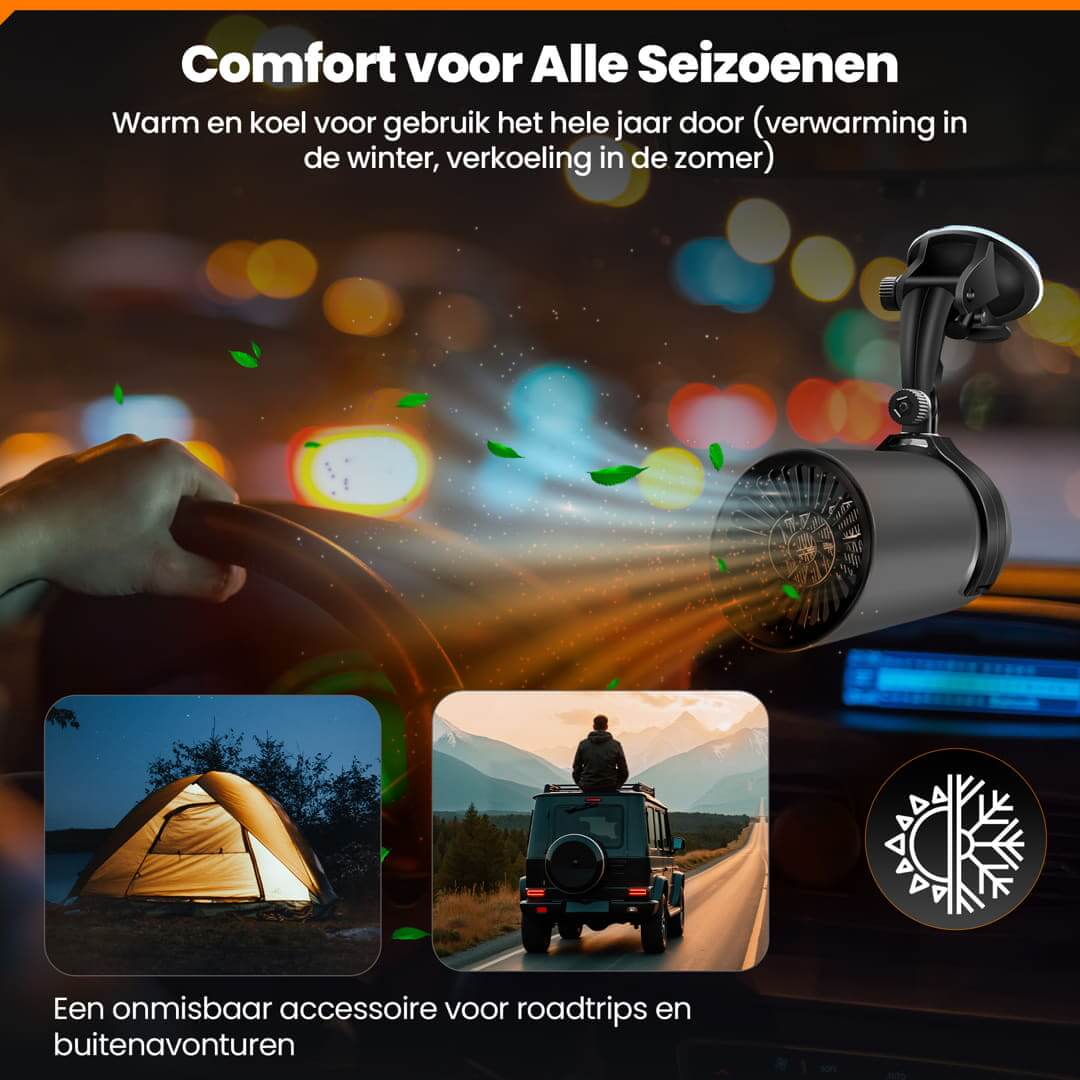 Blink Heat snelverwarmende autoventilator