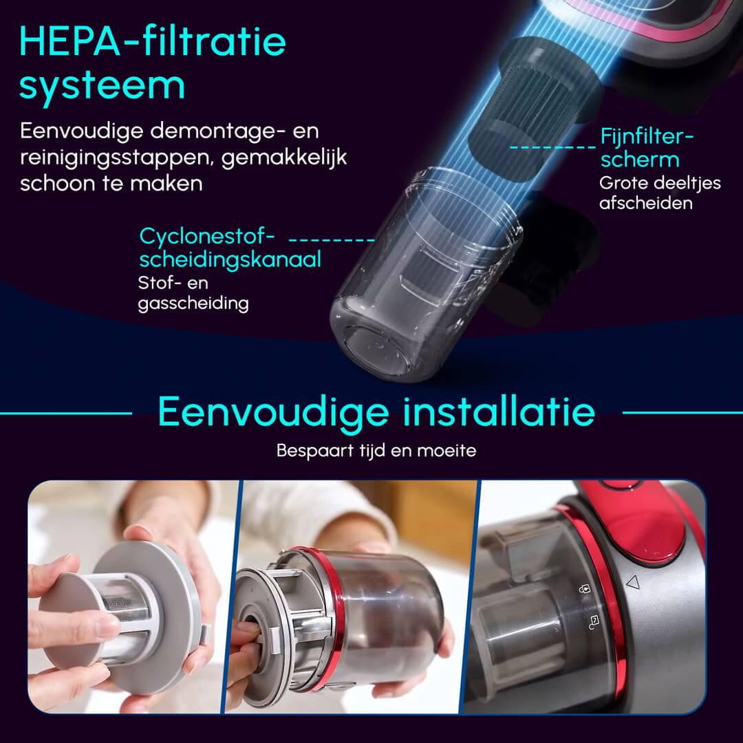 Clean Buddy draadloze UV-stofzuiger