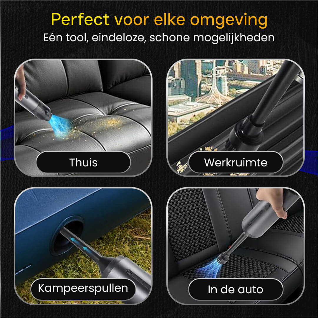 PocketJet Duo draadloze 2-in-1 stofzuiger en blazer