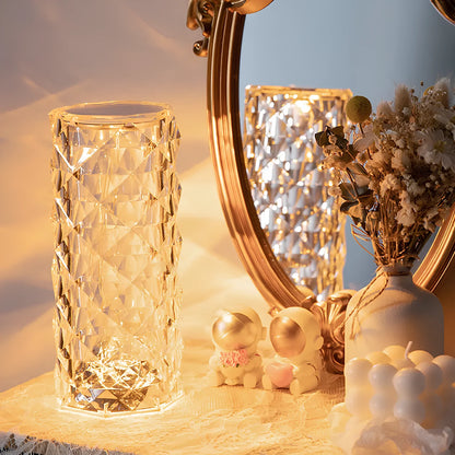 Lumio Baso Sparkling Crystal Touch tafellamp