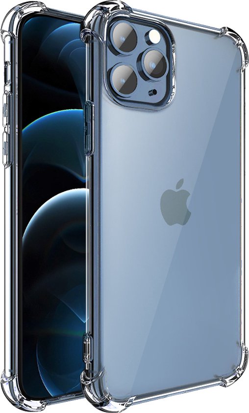 Lennexo Anti-Shock transparant hoesje voor iPhone 13 Pro