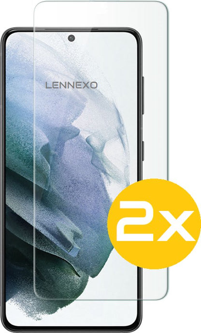 Lennexo Galaxy S21+ tempered glass screenprotector