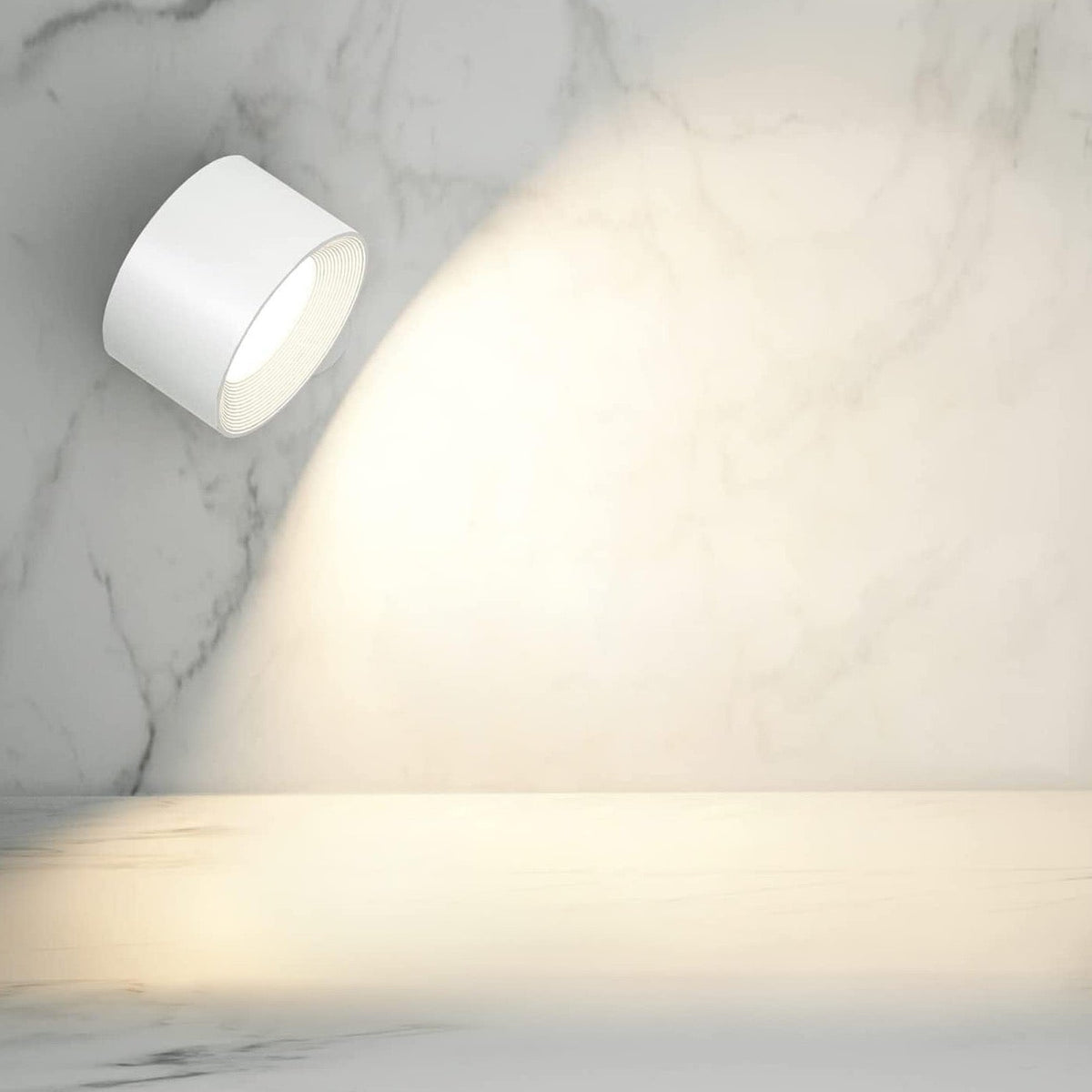 Lumio draadloze wandlamp met 360° rotatie