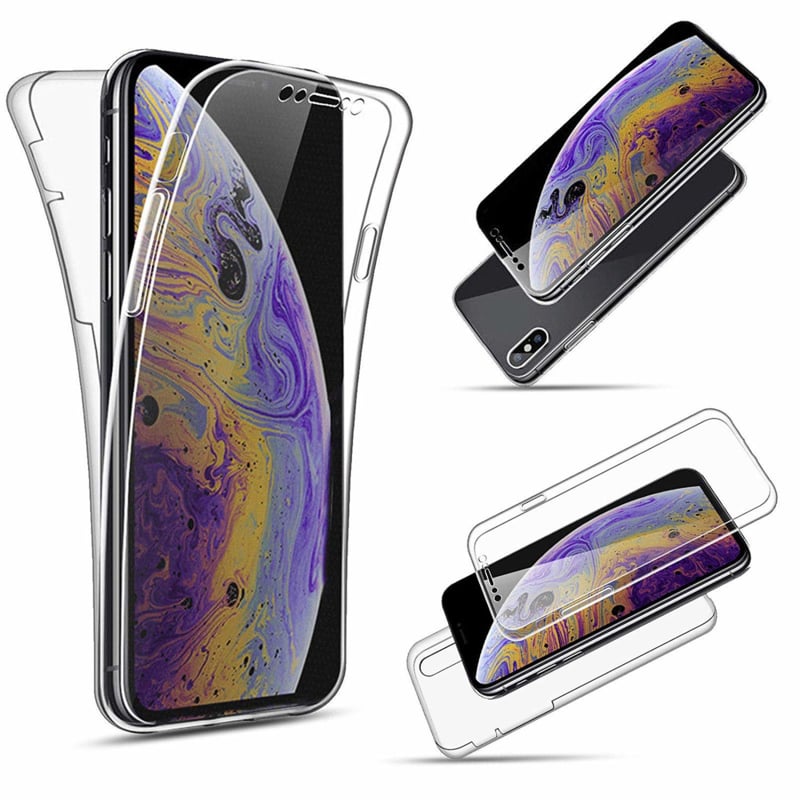 iPhone Xs Max 360 Full Cover TPU hoesje