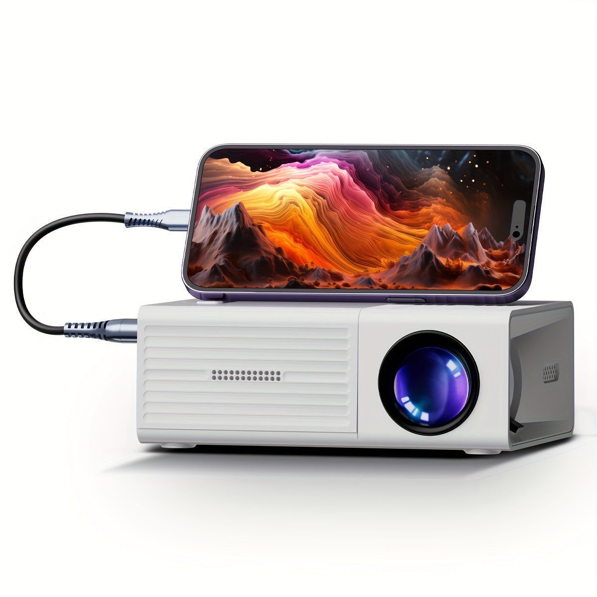 Mini Beamer Draagbare HDMI USB Projector