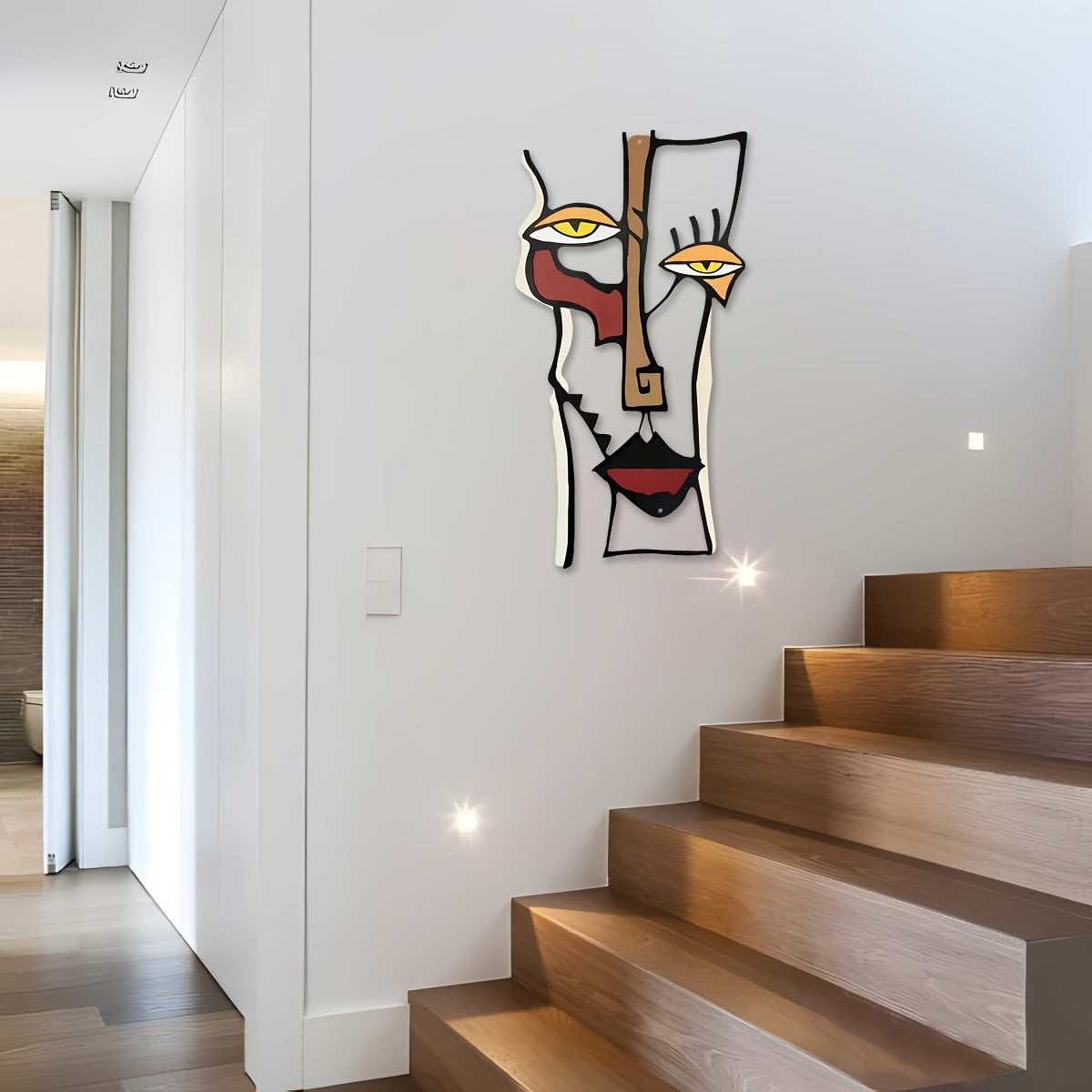 BohoFace metalen wanddecoratie