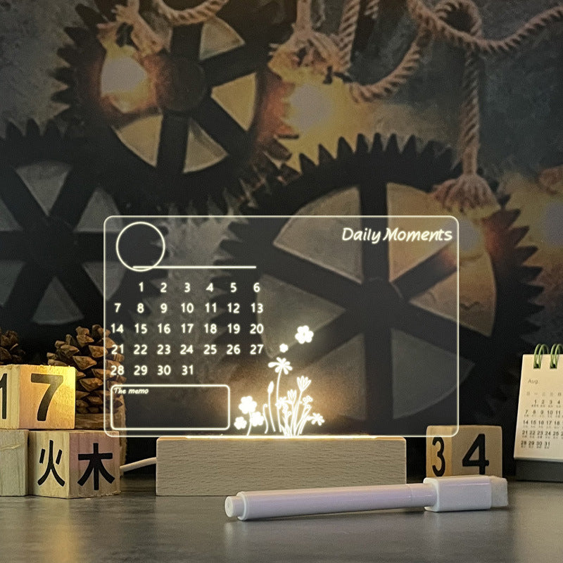 BrightNote LED nachtlampje memobord