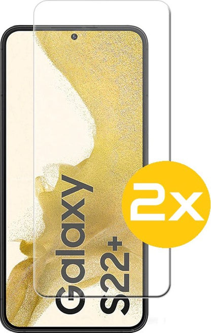 Lennexo Tempered Glass Screenprotector voor Samsung Galaxy S22 Plus