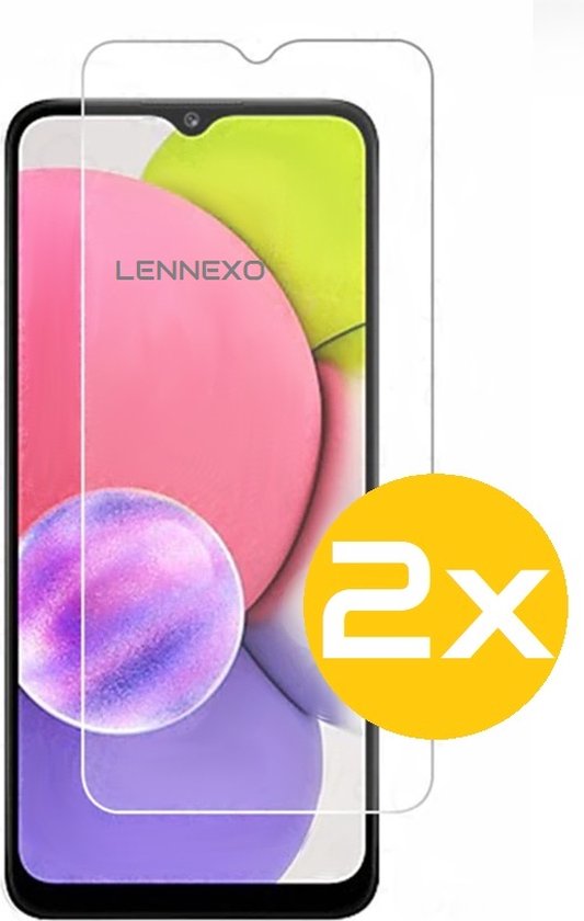 Lennexo Tempered Glass Screenprotector voor Samsung Galaxy A33 5G 2-pack