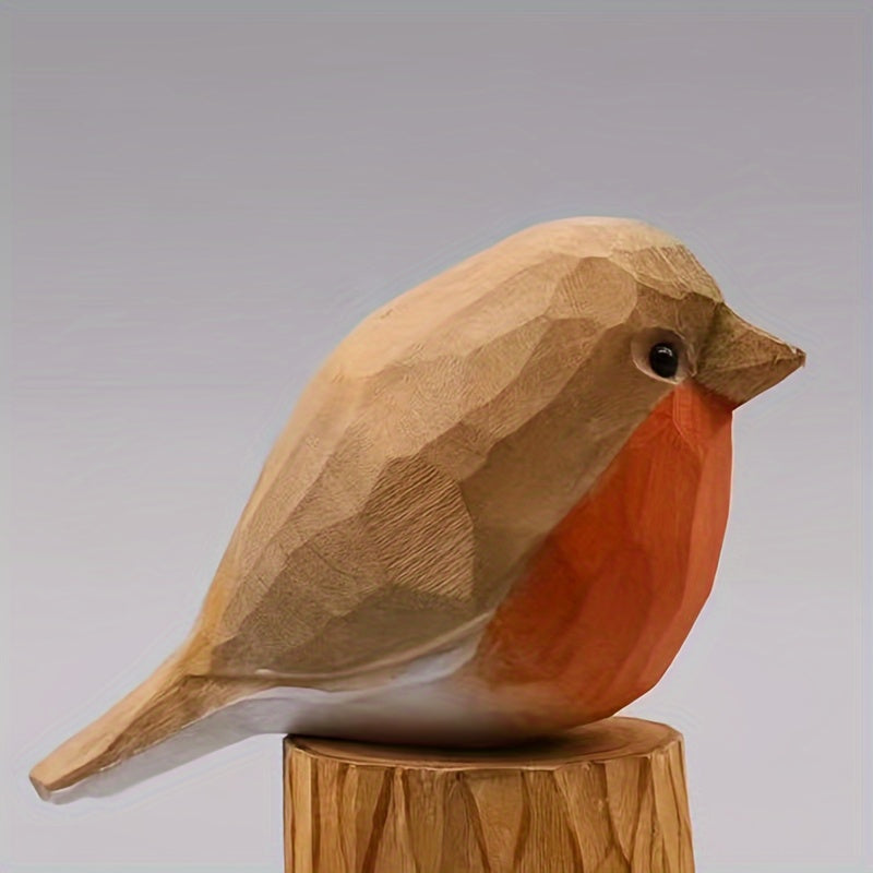 WoodRobin houten vogelbeeldje