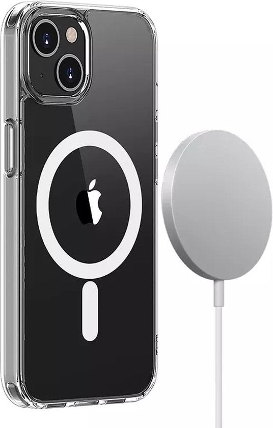 Lennexo iPhone 15 Pro siliconen magnetisch hoesje