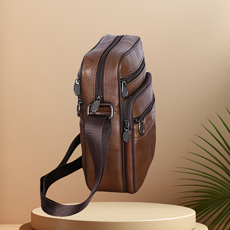 UrbanHide leren crossbody rughoes