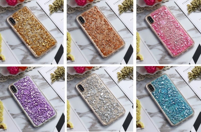 iPhone XR TPU Bling glitterhoesje
