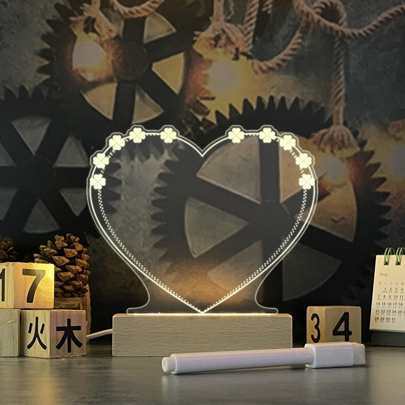 BrightNote LED nachtlampje memobord